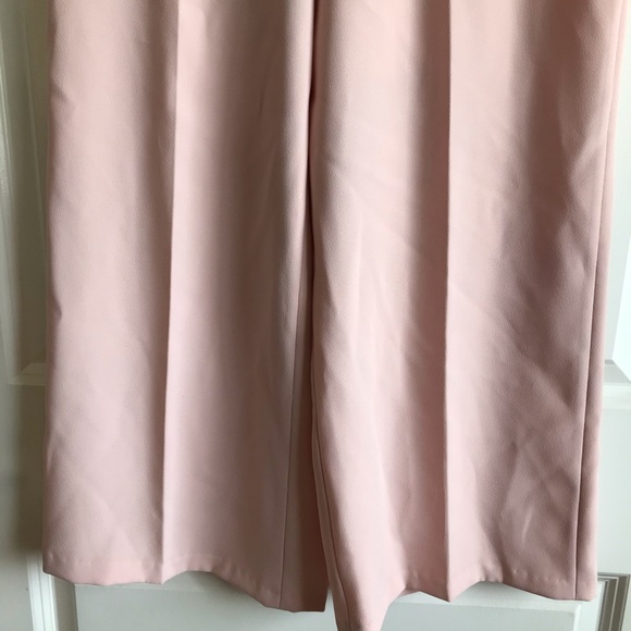 Zara Woman Pink Wide leg Pant - Picture 8 of 9